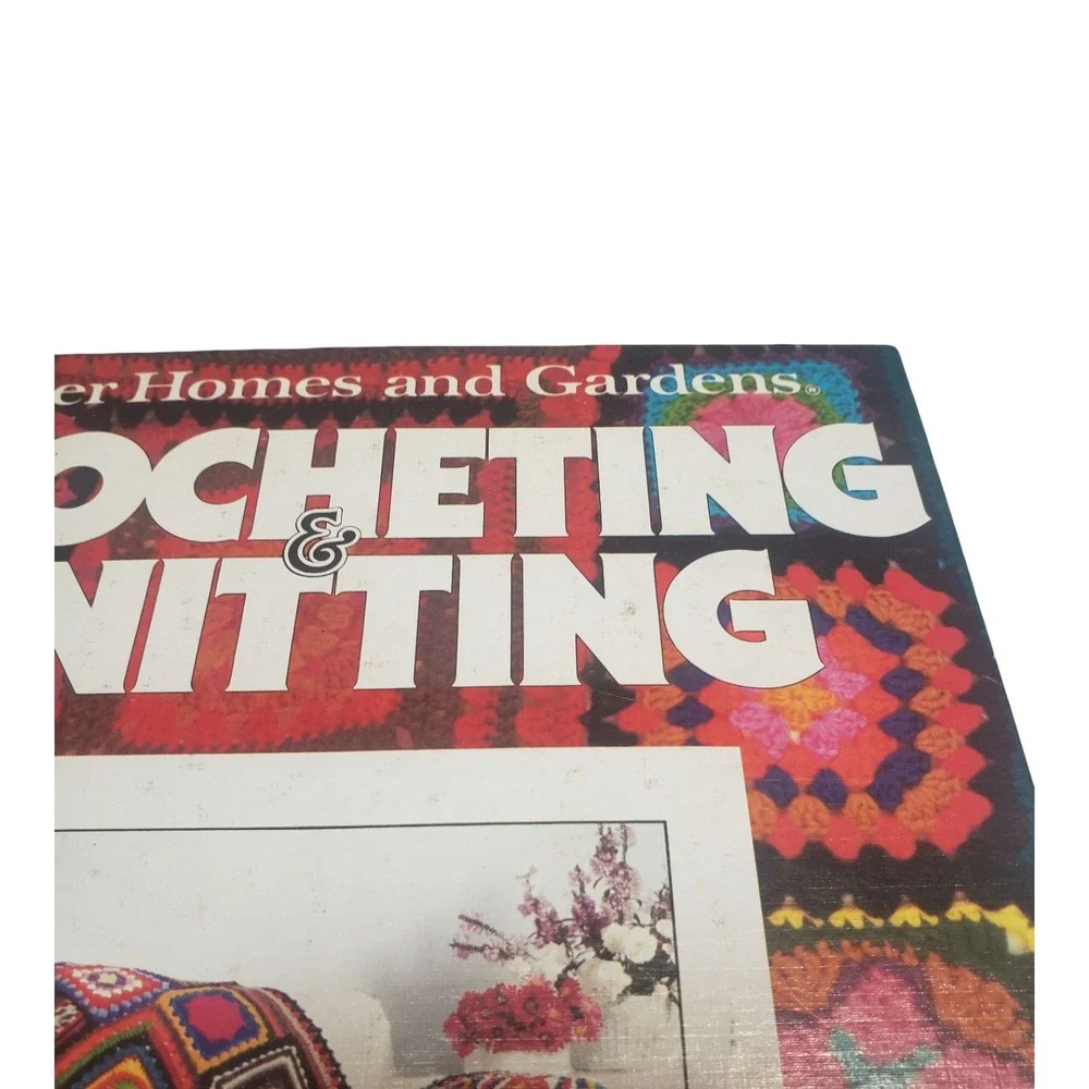 Better Homes and Gardens Crocheting & Knitting Vintage Hardcover Pattern Book